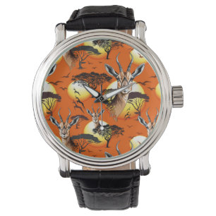 Gazelle African Antelope Vild Animal Armbandsur