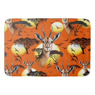 Gazelle African Antelope Vild Animal Badrumsmatta