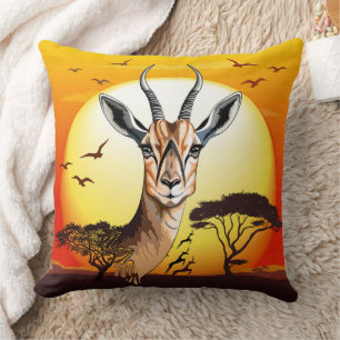 Gazelle African Antelope Vild Animal Kudde