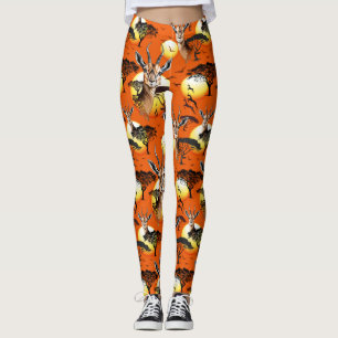Gazelle African Antelope Vild Animal Leggings