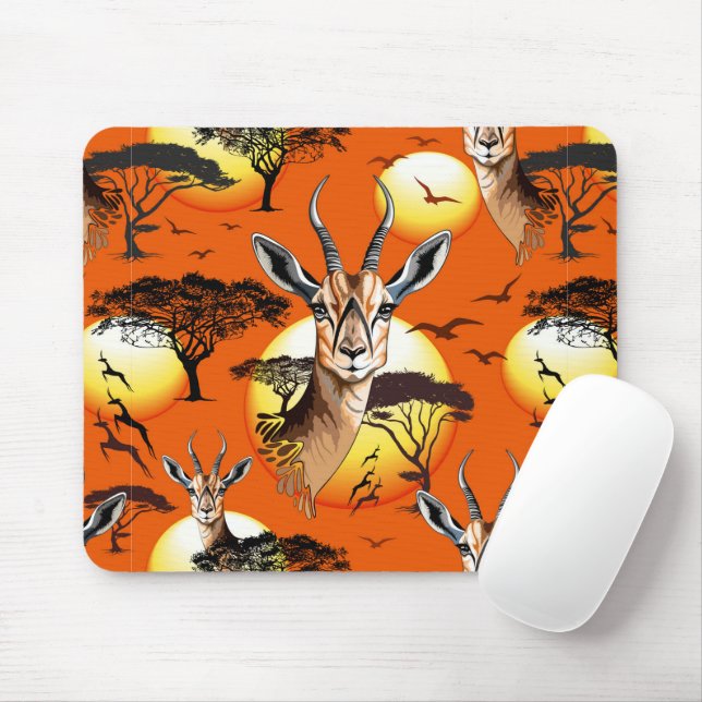 Gazelle African Antelope Vild Animal Musmatta (Med mus)