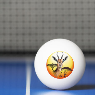 Gazelle African Antelope Vild Animal Pingisboll
