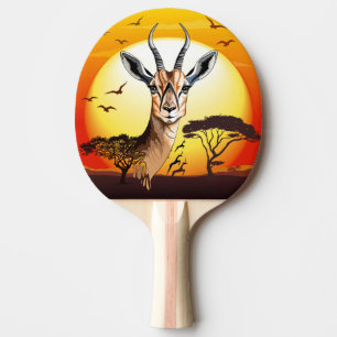 Gazelle African Antelope Vild Animal Pingisracket