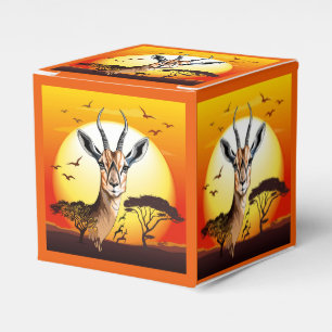 Gazelle African Antelope Vild Animal Presentaskar
