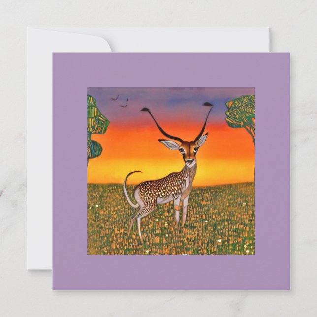  Gazelle au crépuscule (Framsida)