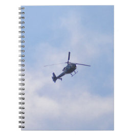 Gazelle-helikopter Anteckningsbok Med Spiral
