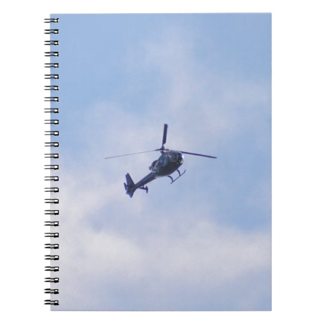 Gazelle-helikopter Anteckningsbok Med Spiral (Framsidan)