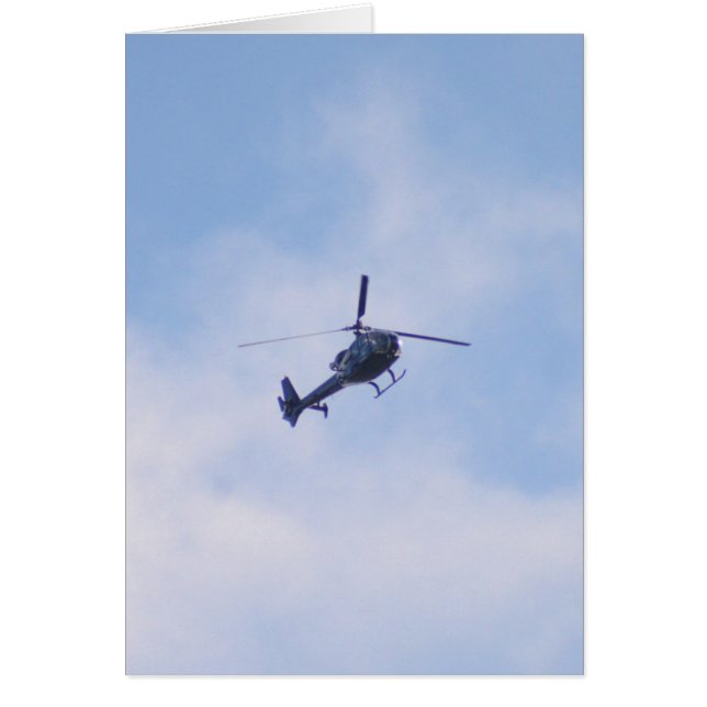 Gazelle-helikopter Hälsningskort (Framsidan)