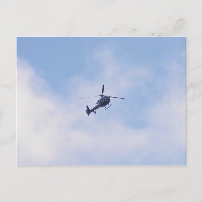 Gazelle Helikopter Vykort (Framsida)