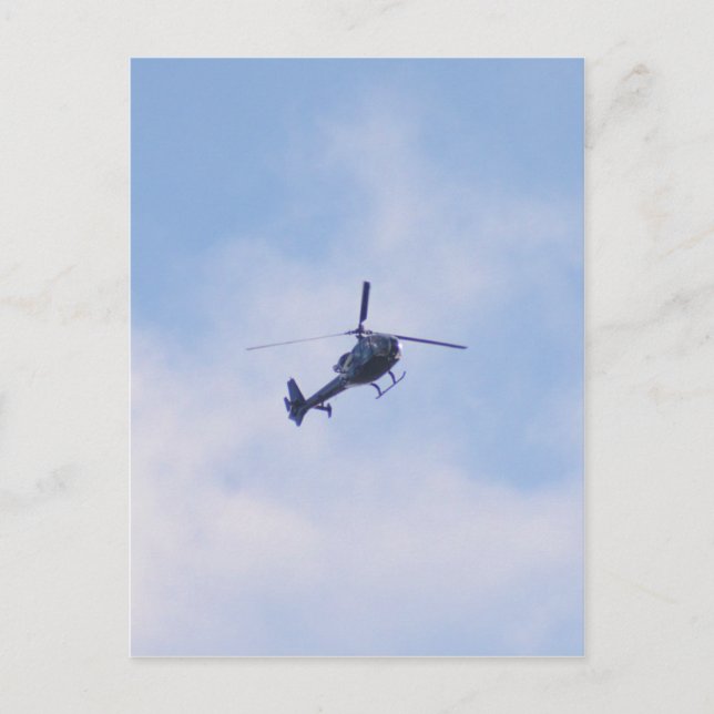 Gazelle Helikopter Vykort (Framsida)