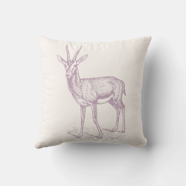 Gazelle Hjort Kudde (Baksida)