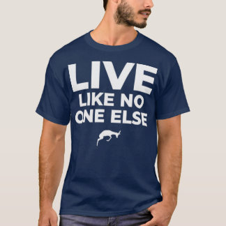 Gazelle-intensitet lever som ingen annan citat t shirt
