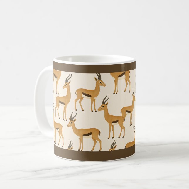 "GAZELLE PRINT" - 11 OZ. COFFEE MUG KAFFEMUGG (Framsida vänster)