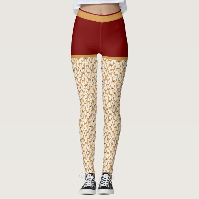"GAZELLE PRINT" - AKTIVEWEAR LEGGINGS (Framsida)