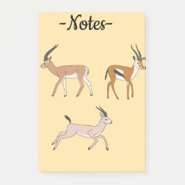 Gazelles Post-it Block