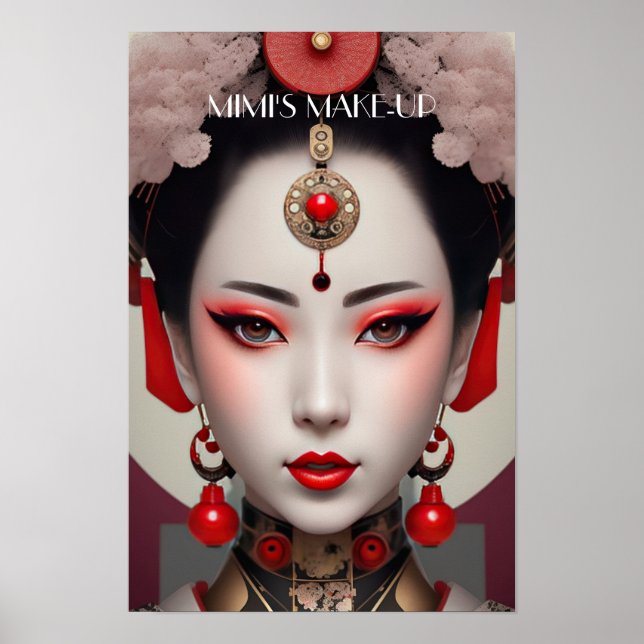 Gazing Geisha Poster (Framsidan)