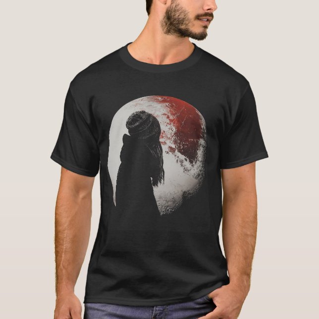 Gazing Pluto T Shirt (Framsida)