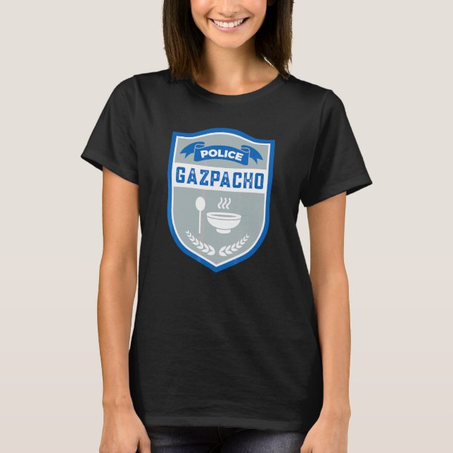 Gazpacho Police Funny Grönt Grape Gazpacho Meme Sa T Shirt (Framsida)