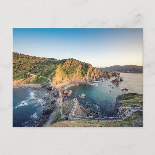 Gaztelugatxe Vykort (Framsida)
