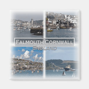 GB0139 Europa, England, Cornwall, Falmouth, Fridge Magnet