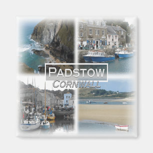 GB0150 Europa, England, Cornwall, Padstow, Fridge Magnet