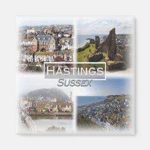 GB0152 Europa, England, Sussex, Hastings, Fridge Magnet