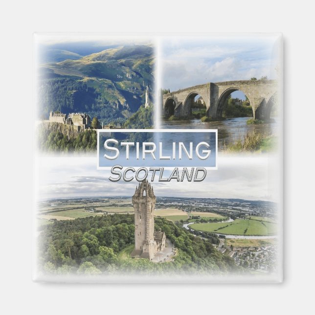 GB0153 Europa, Skottland, Stirling, Fridge Magnet (Framsidan)