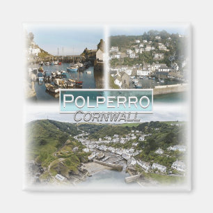 GB0157 Europa, England, Cornwall, Polperro, Fridge Magnet