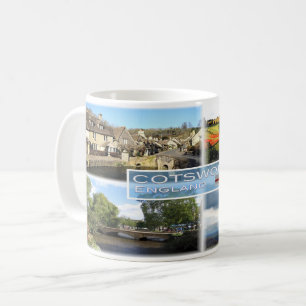 GB Cotswold - Castle Combe - Panorama Fält - Kaffemugg