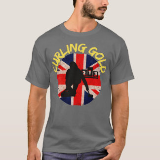 GB Curling Guld T Shirt