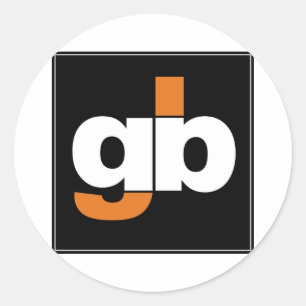 GB-dekal Runt Klistermärke