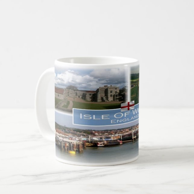 GB England - Isle of Wight - Kaffemugg (Framsida vänster)