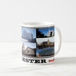 GB England - Leicester Mosaic - Kaffemugg