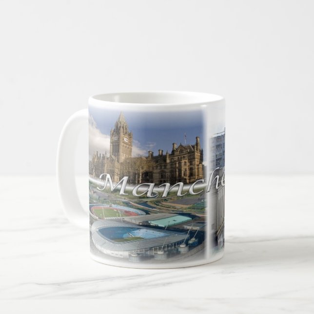 GB England - Manchester - Kaffemugg (Framsida vänster)