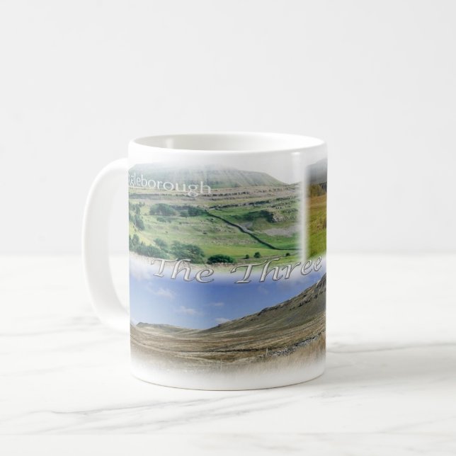 GB England - Yorkshire - The three Peacks - Kaffemugg (Framsida vänster)