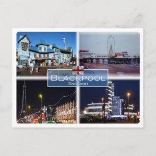GB Förenade kungariket - England - Blackpool - Vykort