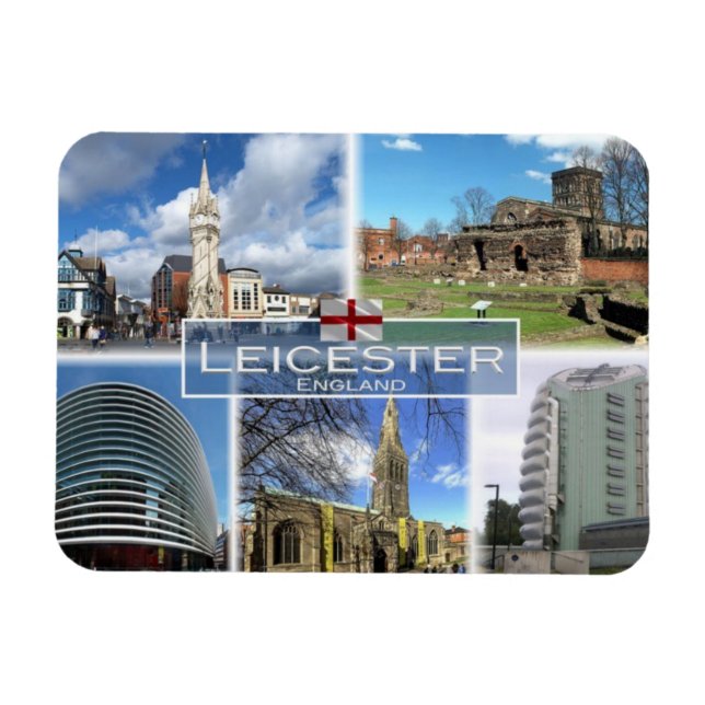 GB Förenade kungariket - England - Leicester - Magnet (Horisontell)
