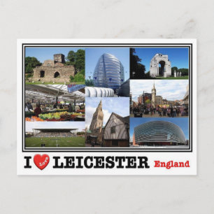 GB Förenade kungariket - England - Leicester - Vykort