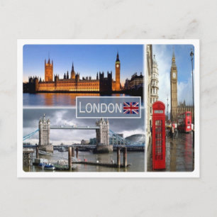 GB Förenade kungariket - England - London - Vykort