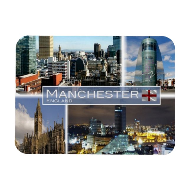 GB Förenade kungariket - England - Manchester - Magnet (Horisontell)