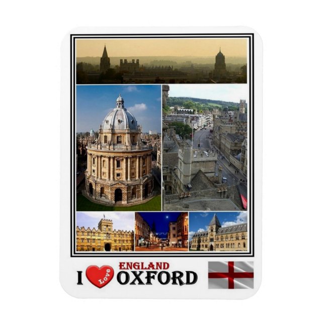 GB Förenade kungariket - England - Oxford - Magnet (Vertikal)
