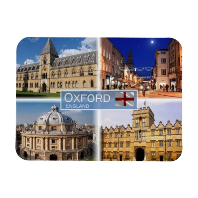 GB Förenade kungariket - England - Oxford - Magnet (Horisontell)