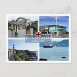 GB Förenade kungariket - England - Plymouth - Vykort