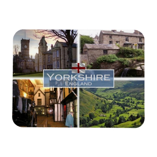GB Förenade kungariket - England - Yorkshire - Magnet (Horisontell)