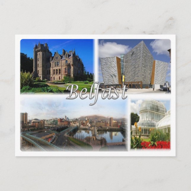 GB Förenade kungariket - Nordirland - Belfast - Vykort (Framsida)