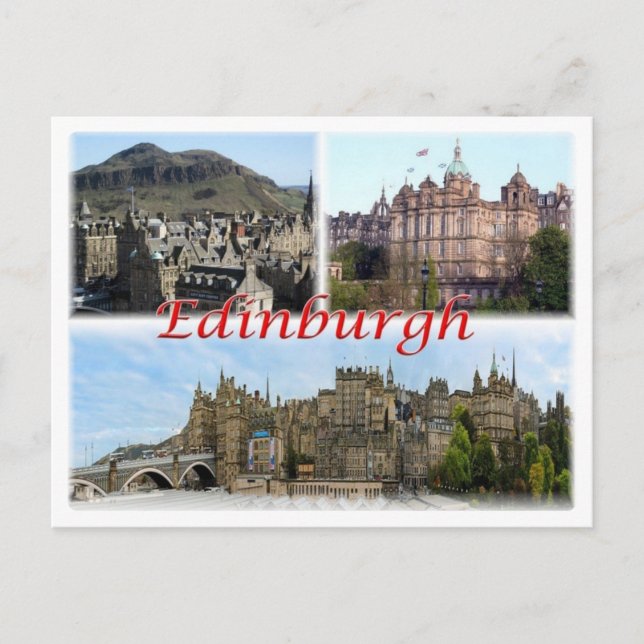 GB Förenade kungariket - Skottland - Edinburgh - Vykort (Framsida)
