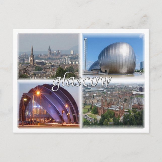 GB Förenade kungariket - Skottland - Glasgow - Vykort (Framsida)