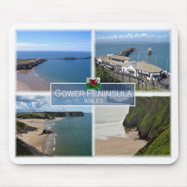 GB Förenade kungariket - Wales - Gower Peninsula - Musmatta (Framsidan)