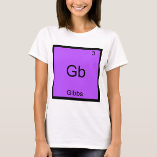 Gb - Gibbs Funny Chemistry Inslag Symbol T-Shirt