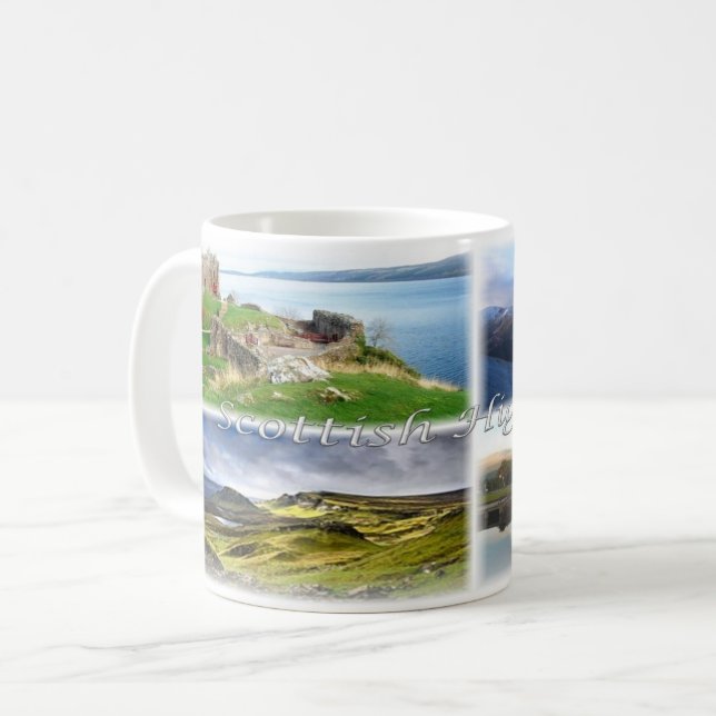GB Skottland - Scottish Highlands & Ben Nevis Kaffemugg (Framsida vänster)